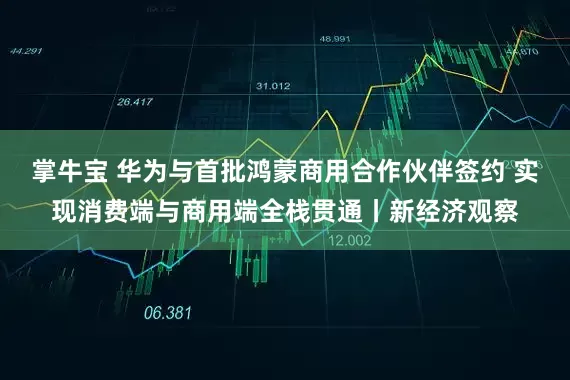掌牛宝 华为与首批鸿蒙商用合作伙伴签约 实现消费端与商用端全栈贯通丨新经济观察