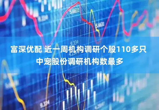 富深优配 近一周机构调研个股110多只 中宠股份调研机构数最多
